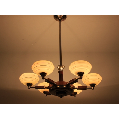 Żyrandol art deco, lata 30.