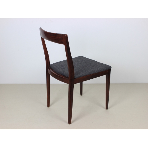 Komplet 4 palisandrowych krzeseł,...