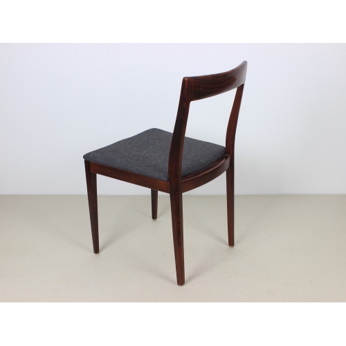 Komplet 4 palisandrowych krzeseł,...