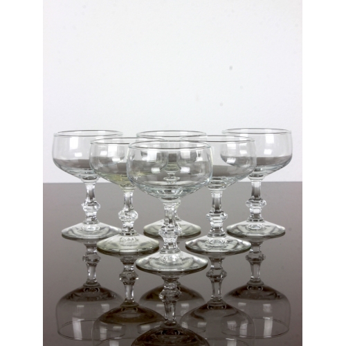 Komplet 6 kryształowych kieliszków,...