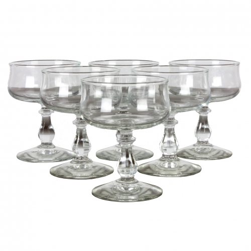 Komplet 6 kryształowych kieliszków,...