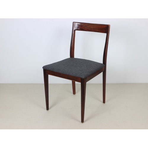 Komplet 4 palisandrowych krzeseł,...