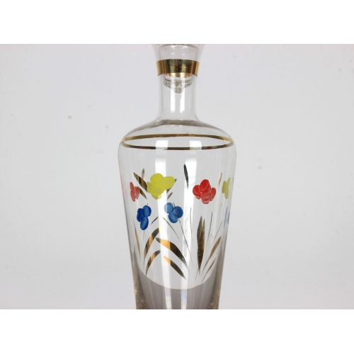 Komplet karafka i trzy kieliszki,...