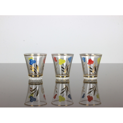 Komplet karafka i trzy kieliszki,...