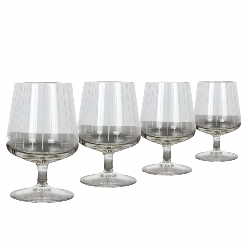 Komplet 4 kryształowych kieliszków do...