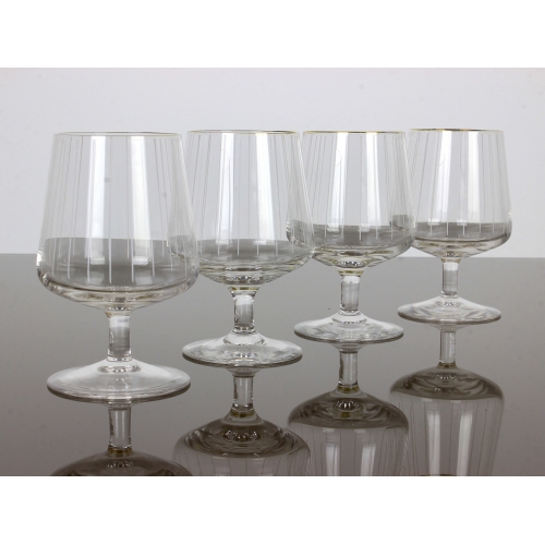 Komplet 4 kryształowych kieliszków do...