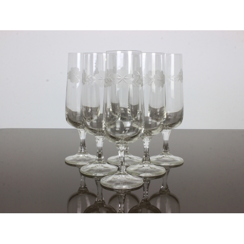 Komplet 6 kryształowych kieliszków do...