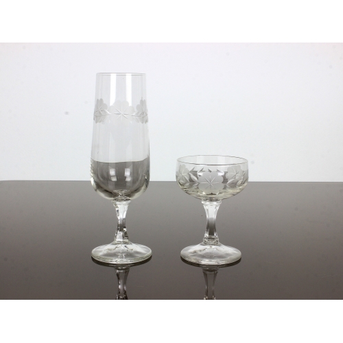 Komplet 6 kryształowych kieliszków do...