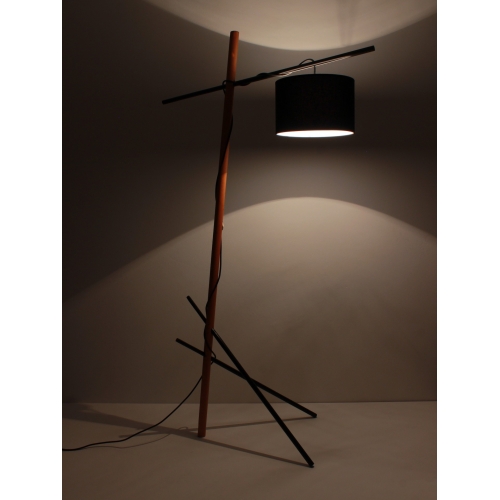 Drewniana lampa podłogowa sushi, lata...