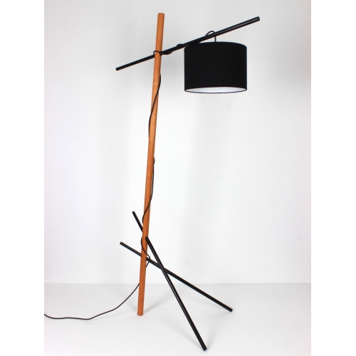 Drewniana lampa podłogowa sushi, lata...