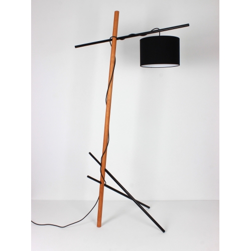 Drewniana lampa podłogowa sushi, lata...