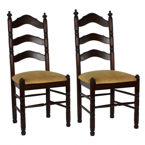 Para drewnianych krzeseł, lata 70.